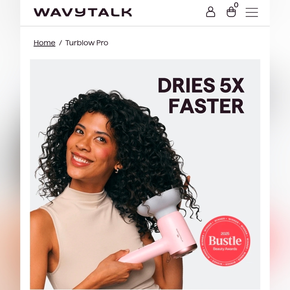 Wavytalk Pink Hair Dryer - Picture 3 of 13